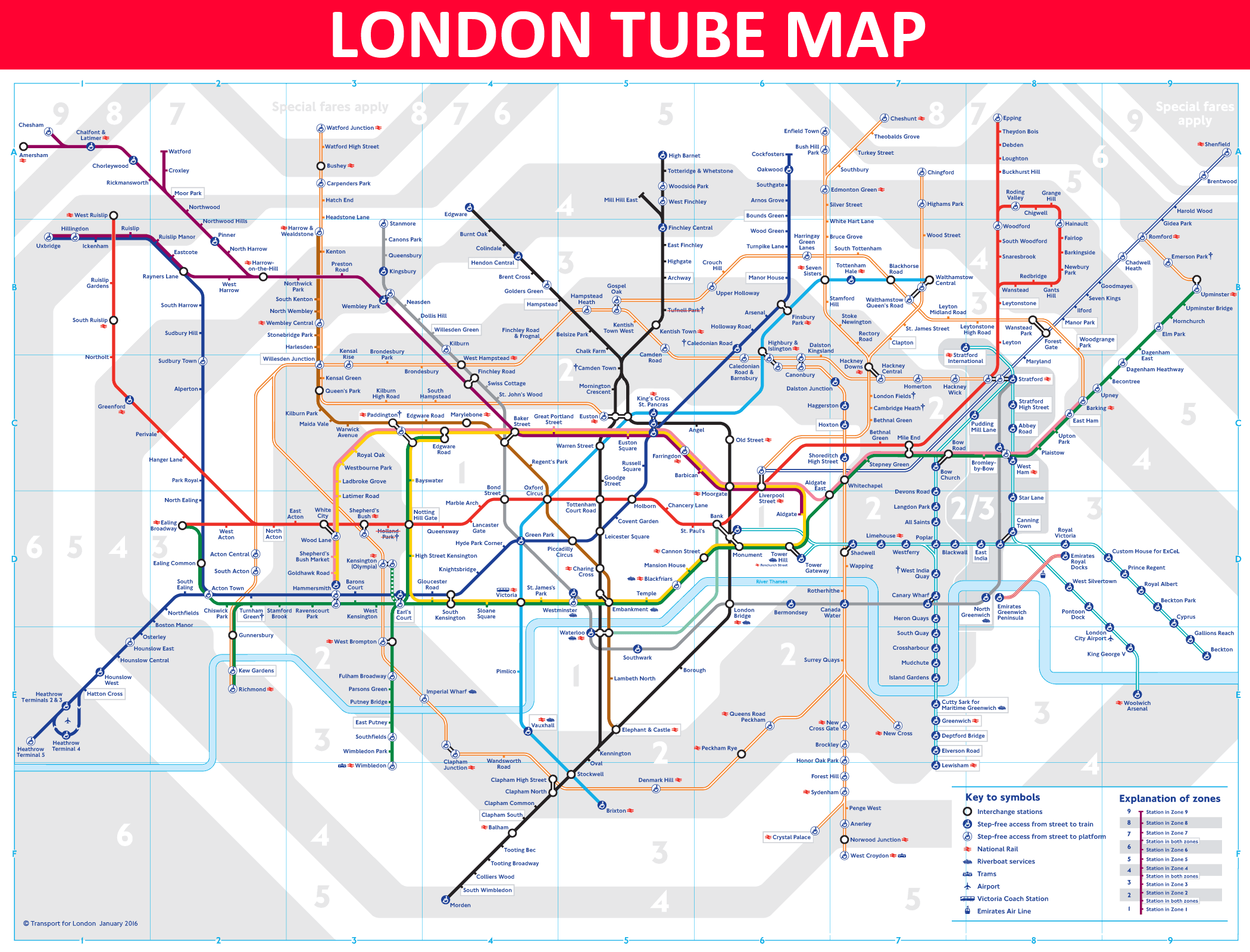 Hammersmith London Tube Map London Tube Map 2019   Lines, Times, Tickets, Tourist Info